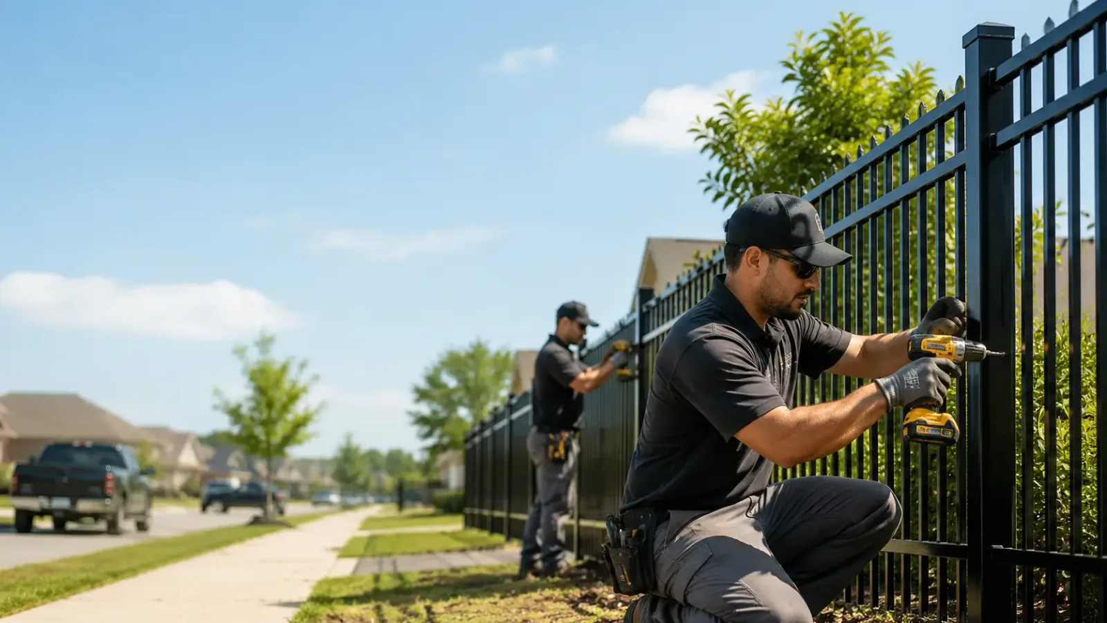 Metal Fence Installation in Pearland, TX